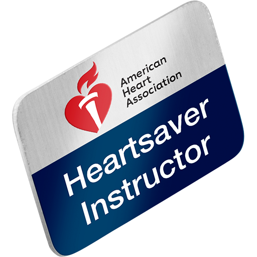 Aazon.co: AED First Aid CPR Instructor Lapel Pin Qualified Work...